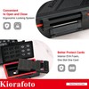 Kiorafoto 58 Slots TF Micro SD MSD Memory Card Case