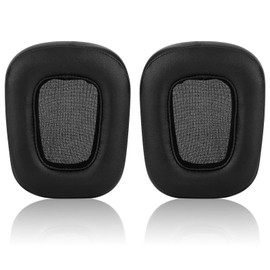 Tiamat V2 Earpads, JECOBB Replacement Ear Cushion Cover with Protein Leather & Memory Foam for Razer Tiamat V2 Headset ONLY (Black)