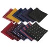 Driew 11 Pcs Men Suit Pocket Square Handkerchiefs with Assorted