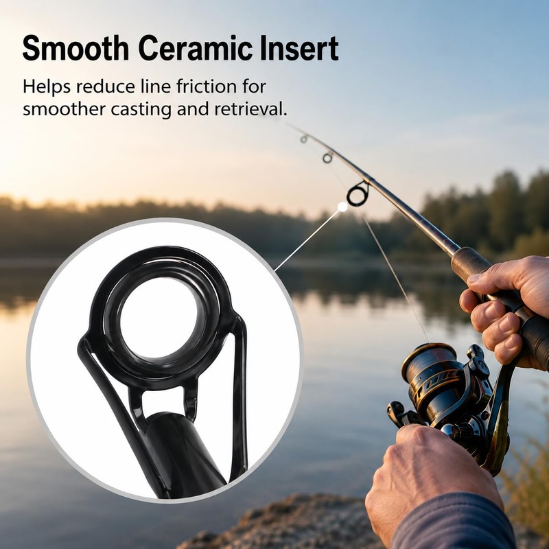 Fishing Rod Tip Repair Kit with UV Light & Glue