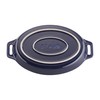 STAUB Ceramics Oval Baking Dish Set, 2-piece, Dark Blue