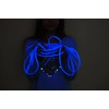 Blacklight Glo-Line Luminescent Roping (Blue, 100 Feet)