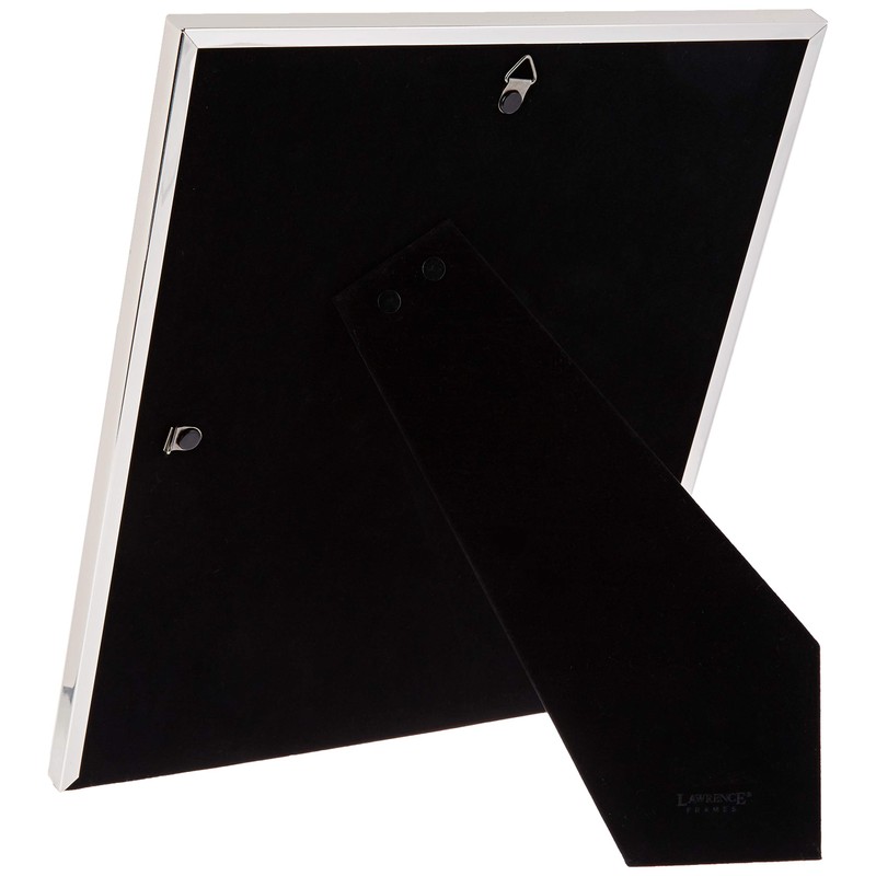 Lawrence Frames Silver Plated Matted 8 by 10 Picture Frame