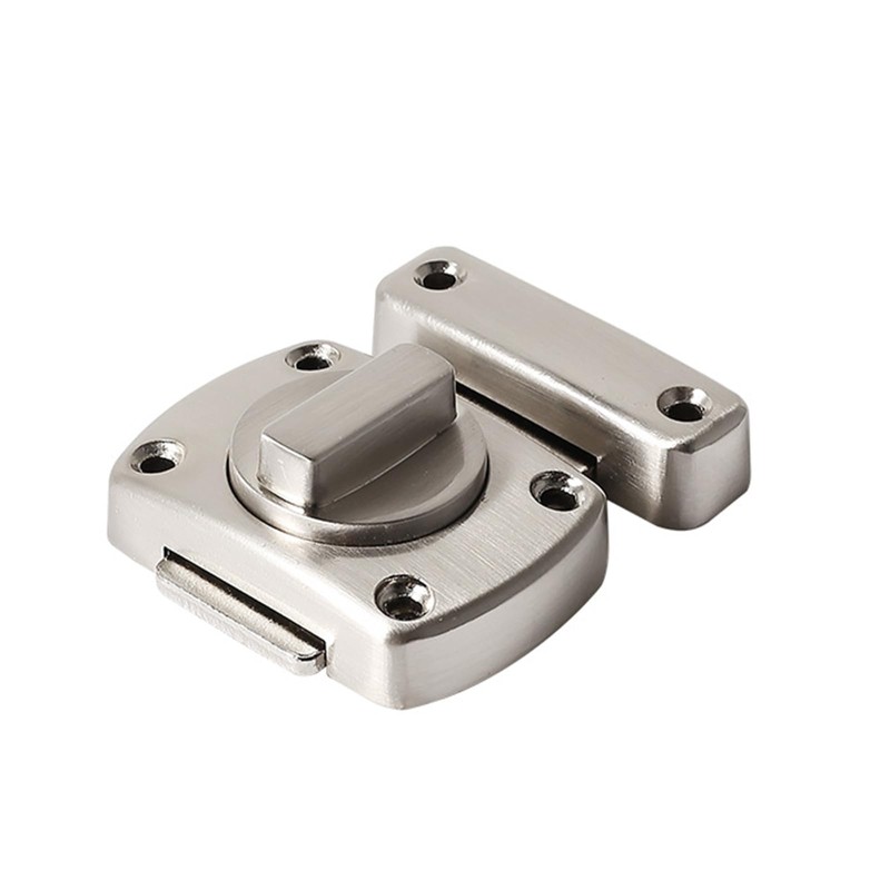 MINMHDONG Door Latch Sliding Bolt Lock Double-Sided Rotating Door Lock