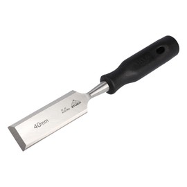Stubai 354340 Wood Chisel with PP-Handle, Silver/Black, 40 mm