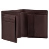 camel active Taiga Men's RFID Portrait Leather Wallet, brown, 004213