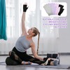 Eurzom 4 Pairs Fingerless Yoga Gloves with Grips for Women