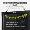 VEVOR LED Message Writing Board, 16"x12" Illuminated Erasable Lighted Chalkboard,