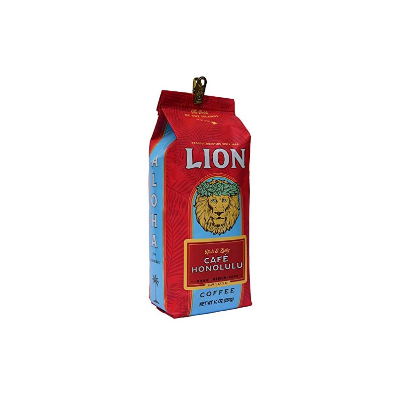 Lion Coffee Company Cafe Honolulu Ground Coffee 10 oz.