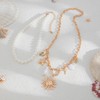CRUSH CR Bohemian Pearl & Shell Choker Necklace Set -