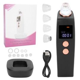 Visual Electric Blackhead Removal Machine Adjustable Vacuum Suction Face Pore CleanerBlack