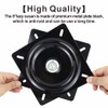 2Pack 8 Inch Lazy Susans Turntable Bearings Swivel Zinc Plate,