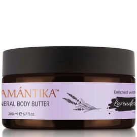 SEAMANTIKA - Mineral Body Butter with Lavender - Intense Moisture and Soothing - For Dry and Sensitive Skin - Enriched with Shea Butter - No Parabens, Sulphates, Mineral Oils - 250 ml