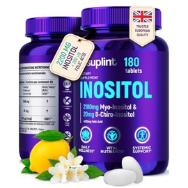 Myo-Inositol & D-Chiro Inositol Complex 2200 mg – 180 Vegan Tablets