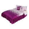 Edrecolcha Floreta Magenta Individual C/cojin