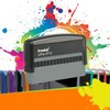 Trodat Printy 4916 Professional Self-Inking Stamp with 2 Lignes Pour