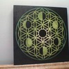 Sacred Geometry Stencil 8x8inch Reusable Hexagon Mandala Stencils Metatron's Cube/The