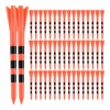 50pcs Golf Long Tees Golf Tees 83mm Graduated Height Adjustable