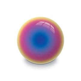 Mondo Pallone da Calcio Arcobaleno, 9 inch Pallone da Spiaggia, Palla in PVC Calcio Palline morbide per Interni ed Esterni Bambini Gioco Piscina (9 inch)