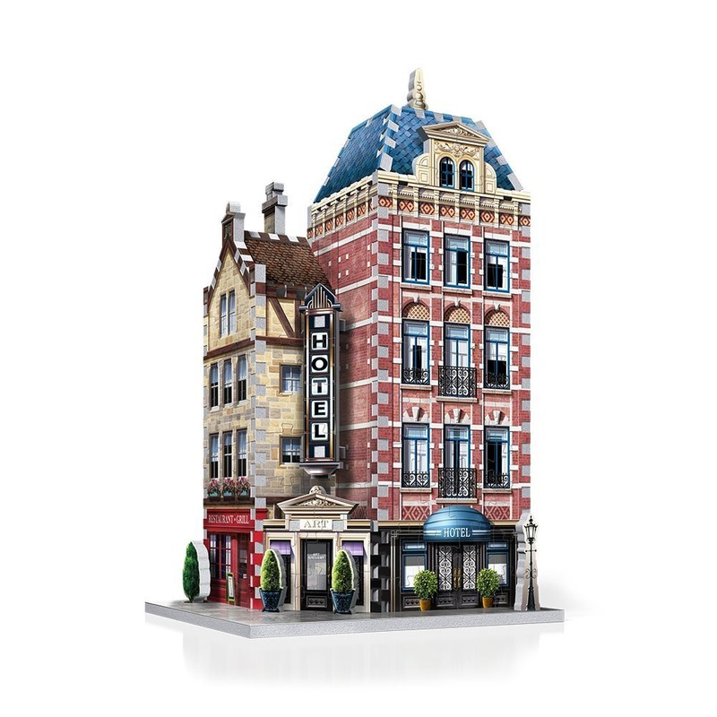 Wrebbit3D Hotel 3D Puzzle | Urbania Collection | 295 Jigsaw