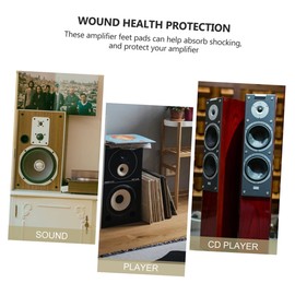 KICHOUSE Copper Feet for Speakers 8pcs Speaker Spike Feet Pad Durable Replacement and Support Random Color