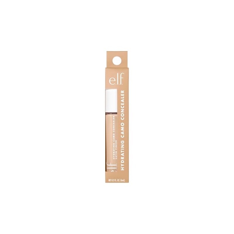elf, Corrector de camuflaje hidratante, Ligero, Cobertura completa, Larga duración,