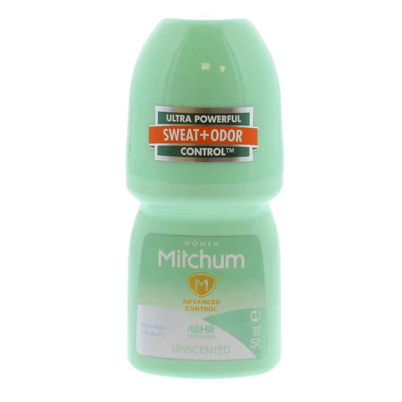 Mitchum Roll On Unperfumed 50ml (Pack Of 3)