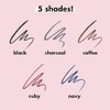 e.l.f. No Budge Retractable Eyeliner, Creamy, Ultra-Pigmented & Waterproof, Creates