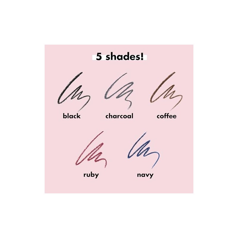 e.l.f. No Budge Retractable Eyeliner, Creamy, Ultra-Pigmented & Waterproof, Creates