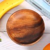 Wooden Snack Bowl, Smooth Surface Wood Serving Bowls for Hotel