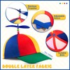 Propeller Top Cap Rainbow Detachable Hat Nerd Crazy Spinner Hat
