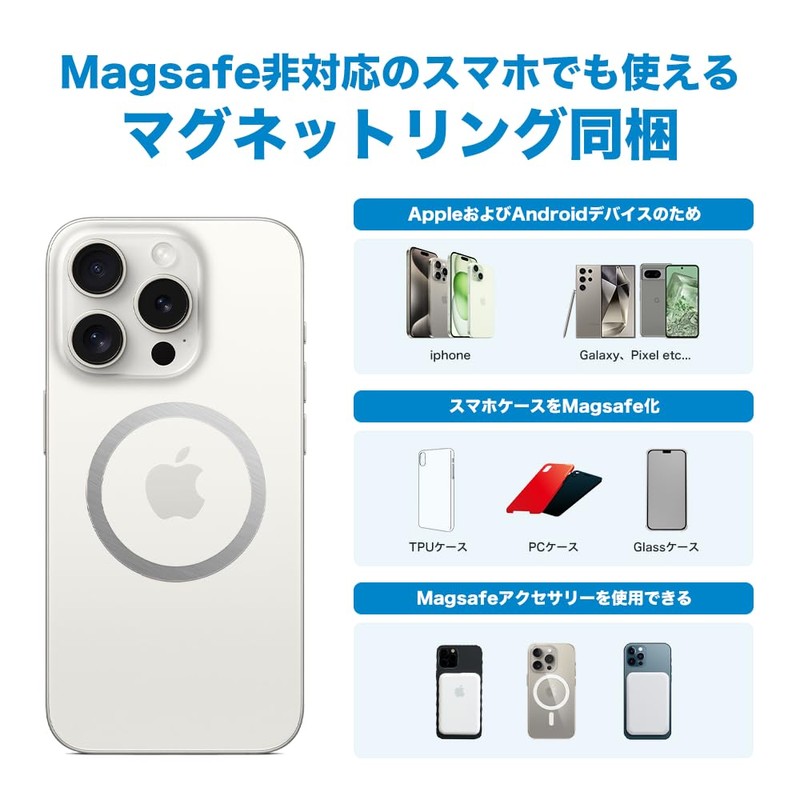 MagSafe Selfie Stick Smartphone Holder, Magnetic Magnetic, Lightweight, Foldable, Compact,