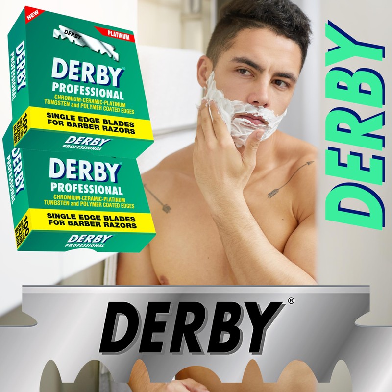 Derby Barba Professional Razor Blades (Pack of 300)