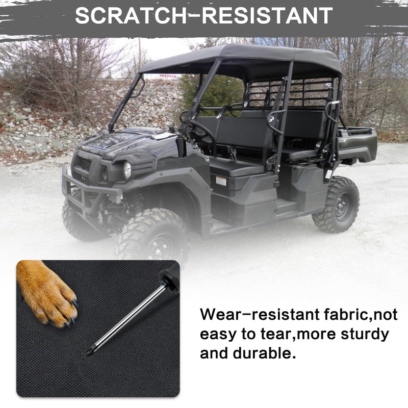 LKV Mule Pro Seat Covers Compatible with Kawasaki Mule PRO-FXT