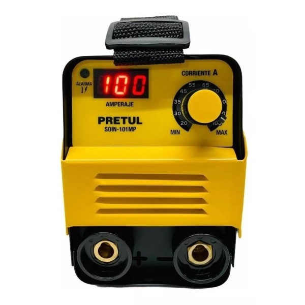Pretul Soldadora inverter Pretul SOIN-101MP amarilla y negra 60Hz 127V