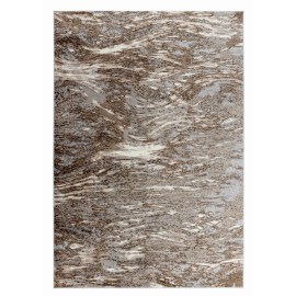 Homeroots 4' X 6' Brown Abstract Area Rug