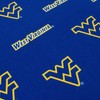 College Covers 2 Piece Cushion, West Virginia Mountaineers