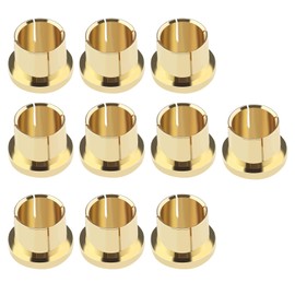 VGOL 10PCS RCA Noise Shielding Caps Gold-Plated RCA Dust-Proof Cap Protective Cover RCA Socket End Cap for Blocking RF RFI EMI Interference and Noise