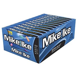 Mike and Ike Candy, Berry Blast, 5oz Theater Box, Pack of 12