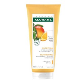 Acondicionador nutritivo Klorane con mantequilla de mango, hidrata e hidrata el cabello seco, parabeno, silicona, sin sulfato, 6.7 fl.oz.