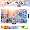 ROCEEI Pack of 4 Fluorescent Light Covers for Ceiling Lights,