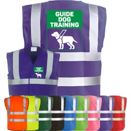 Corporate Togs GUIDE DOG TRAINING Canine Waistcoat - High Visibility Safety Vest, Brace Hi-Vis Strips, Fully EN471 Health, Protective Safety Wear | Safety Apparel