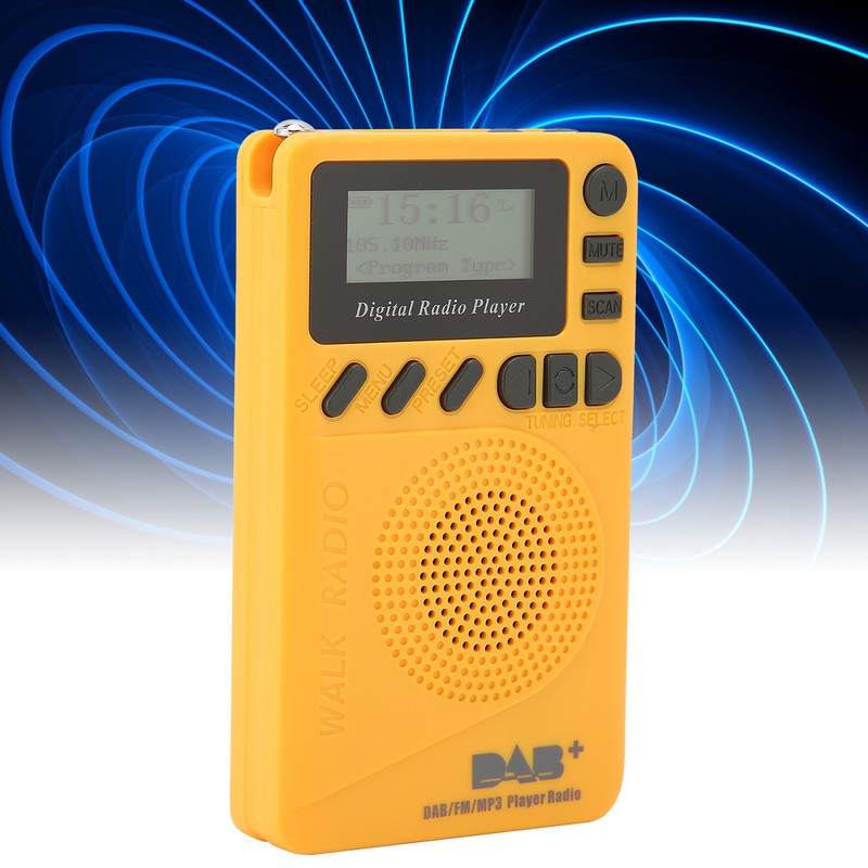 DABP9 Portable Pocket Radio LCD Display Speaker MP3 Player Digital