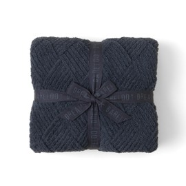 Barefoot Dreams® CozyChic® Diamond Weave Blanket, Slate Blue, 45"x60"