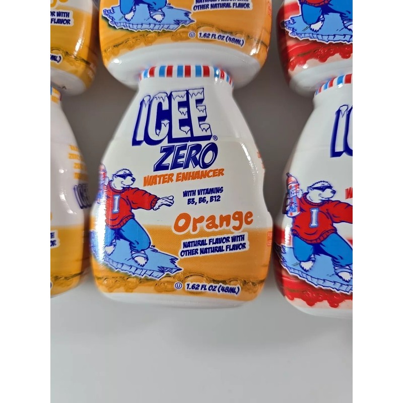 Icee 8 ICEE Zero Calorie Cherry, Blue Raspberry, Orange and