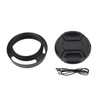 Ttartisans 43mm Black Metal Lens Hood with Plastic Lenses for