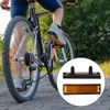 mkemka 8 pieces reflectors for bicycle pedals night safety warning