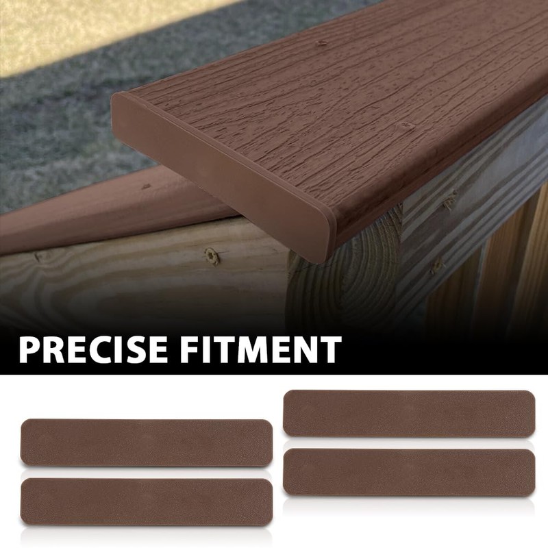 G-PLUS Decking Boards End Cap 5.5” 4pcs Tan