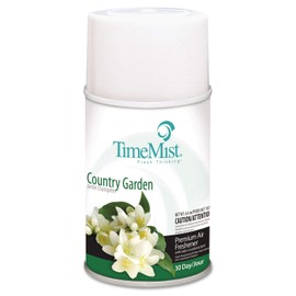 TimeMist Metered Fragrance Dispenser Refills, Country Garden, 6.6 oz - twelve 6.6 oz aerosol cans per case.