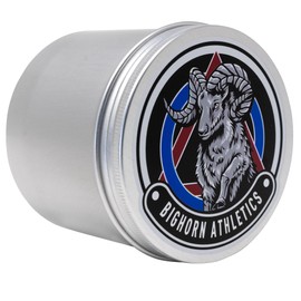 Bighorn Athletics Aluminium Silver Pro-Series Tin Can Holder for Athletic Finger Tape, Medium (Tape Sold Separately)